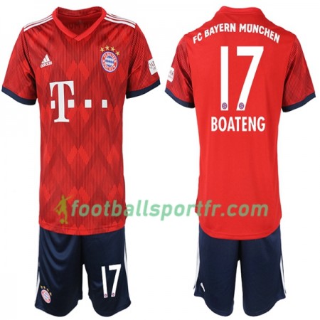 Tenue Bayern Munich Boateng 17 Enfant Domicile 2018-2019 Maillot de Foot